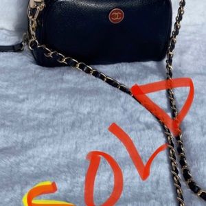 CHANEL Caviar Leather Cosmetic Pouch crossbody / Fanny pack